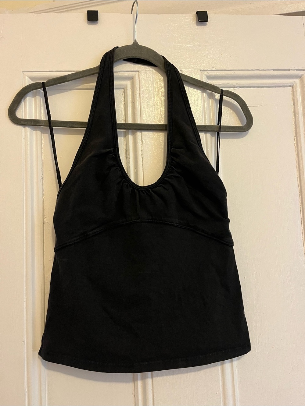 We The Free Black Halter Sports Cami